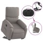 vidaXL Relaxsessel mit Aufstehhilfe Taupe Stoff vidaXL Relaxsessel mit Aufstehhilfe Taupe Stoff