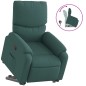vidaXL Relaxsessel mit Aufstehhilfe Dunkelgrün Stoff vidaXL Relaxsessel mit Aufstehhilfe Dunkelgrün Stoff