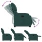vidaXL Relaxsessel mit Aufstehhilfe Dunkelgrün Stoff vidaXL Relaxsessel mit Aufstehhilfe Dunkelgrün Stoff