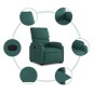 vidaXL Relaxsessel mit Aufstehhilfe Dunkelgrün Stoff vidaXL Relaxsessel mit Aufstehhilfe Dunkelgrün Stoff