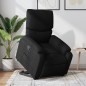 vidaXL Relaxsessel mit Aufstehhilfe Schwarz Stoff vidaXL Relaxsessel mit Aufstehhilfe Schwarz Stoff