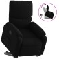 vidaXL Relaxsessel mit Aufstehhilfe Schwarz Stoff vidaXL Relaxsessel mit Aufstehhilfe Schwarz Stoff