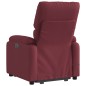 vidaXL Massagesessel mit Aufstehhilfe Weinrot Stoff vidaXL Massagesessel mit Aufstehhilfe Weinrot Stoff