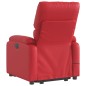 vidaXL Relaxsessel mit Aufstehhilfe Rot Kunstleder vidaXL Relaxsessel mit Aufstehhilfe Rot Kunstleder
