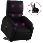 vidaXL Massagesessel mit Aufstehhilfe Schwarz Kunstleder vidaXL Massagesessel mit Aufstehhilfe Schwarz Kunstleder