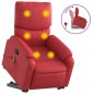 vidaXL Massagesessel mit Aufstehhilfe Rot Kunstleder vidaXL Massagesessel mit Aufstehhilfe Rot Kunstleder