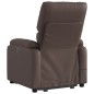 vidaXL Massagesessel mit Aufstehhilfe Elektrisch Braun Kunstleder vidaXL Massagesessel mit Aufstehhilfe Elektrisch Braun Kunstleder
