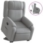 vidaXL Relaxsessel mit Aufstehhilfe Hellgrau Stoff vidaXL Relaxsessel mit Aufstehhilfe Hellgrau Stoff