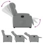 vidaXL Relaxsessel mit Aufstehhilfe Hellgrau Stoff vidaXL Relaxsessel mit Aufstehhilfe Hellgrau Stoff