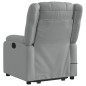 vidaXL Massagesessel mit Aufstehhilfe Hellgrau Stoff vidaXL Massagesessel mit Aufstehhilfe Hellgrau Stoff