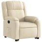 vidaXL Relaxsessel mit Aufstehhilfe Elektrisch Creme Stoff vidaXL Relaxsessel mit Aufstehhilfe Elektrisch Creme Stoff