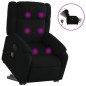vidaXL Elektrischer Massagesessel mit Aufstehhilfe Schwarz Stoff vidaXL Elektrischer Massagesessel mit Aufstehhilfe Schwarz Stoff