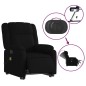 vidaXL Elektrischer Massagesessel mit Aufstehhilfe Schwarz Stoff vidaXL Elektrischer Massagesessel mit Aufstehhilfe Schwarz Stoff