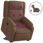 vidaXL Elektrischer Massagesessel mit Aufstehhilfe Braun Stoff vidaXL Elektrischer Massagesessel mit Aufstehhilfe Braun Stoff