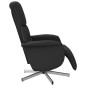 vidaXL Relaxsessel mit Fußteil Schwarz Stoff vidaXL Relaxsessel mit Fußteil Schwarz Stoff