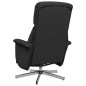 vidaXL Relaxsessel mit Fußteil Schwarz Stoff vidaXL Relaxsessel mit Fußteil Schwarz Stoff