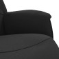 vidaXL Relaxsessel mit Fußteil Schwarz Stoff vidaXL Relaxsessel mit Fußteil Schwarz Stoff