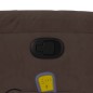 vidaXL Massagesessel mit Aufstehhilfe Braun Mikrofasergewebe vidaXL Massagesessel mit Aufstehhilfe Braun Mikrofasergewebe