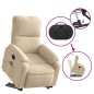 vidaXL Massagesessel mit Aufstehhilfe Creme Mikrofasergewebe vidaXL Massagesessel mit Aufstehhilfe Creme Mikrofasergewebe