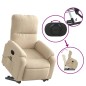 vidaXL Massagesessel Aufstehhilfe Elektrisch Creme Mikrofasergewebe vidaXL Massagesessel Aufstehhilfe Elektrisch Creme Mikrofasergewebe