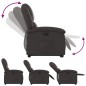 vidaXL Relaxsessel mit Aufstehhilfe Elektrisch Dunkelbraun Echtleder vidaXL Relaxsessel mit Aufstehhilfe Elektrisch Dunkelbraun Echtleder