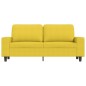 vidaXL 2-Sitzer-Sofa Hellgelb 140 cm Stoff vidaXL 2-Sitzer-Sofa Hellgelb 140 cm Stoff