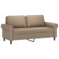 vidaXL 2-Sitzer-Sofa Cappuccino-Braun 140 cm Kunstleder vidaXL 2-Sitzer-Sofa Cappuccino-Braun 140 cm Kunstleder
