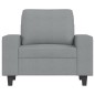 vidaXL Sessel Hellgrau 60 cm Stoff vidaXL Sessel Hellgrau 60 cm Stoff