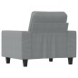 vidaXL Sessel Hellgrau 60 cm Stoff vidaXL Sessel Hellgrau 60 cm Stoff