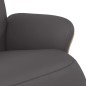 vidaXL Relaxsessel mit Fußteil Grau Kunstleder vidaXL Relaxsessel mit Fußteil Grau Kunstleder