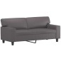 vidaXL 2-Sitzer-Sofa Grau 140 cm Kunstleder vidaXL 2-Sitzer-Sofa Grau 140 cm Kunstleder
