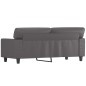 vidaXL 2-Sitzer-Sofa Grau 140 cm Kunstleder vidaXL 2-Sitzer-Sofa Grau 140 cm Kunstleder
