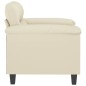 vidaXL Sessel Creme 60 cm Kunstleder vidaXL Sessel Creme 60 cm Kunstleder