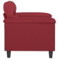 vidaXL Sessel Weinrot 60 cm Kunstleder vidaXL Sessel Weinrot 60 cm Kunstleder
