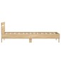 vidaXL Bettgestell mit Kopfteil Sonoma-Eiche 90x200 cm Holzwerkstoff vidaXL Bettgestell mit Kopfteil Sonoma-Eiche 90x200 cm Holzwerkstoff