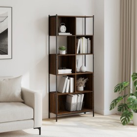 vidaXL Bücherregal Braun Eichen-Optik 72x28x172 cm Holzwerkstoff