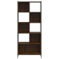 vidaXL Bücherregal Braun Eichen-Optik 72x28x172 cm Holzwerkstoff vidaXL Bücherregal Braun Eichen-Optik 72x28x172 cm Holzwerkstoff