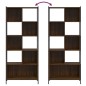 vidaXL Bücherregal Braun Eichen-Optik 72x28x172 cm Holzwerkstoff vidaXL Bücherregal Braun Eichen-Optik 72x28x172 cm Holzwerkstoff