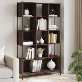 vidaXL Bücherregal Braun Eichen-Optik 102x28x172 cm Holzwerkstoff