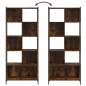 vidaXL Bücherregal Räuchereiche 72x28x172 cm Holzwerkstoff vidaXL Bücherregal Räuchereiche 72x28x172 cm Holzwerkstoff