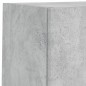 vidaXL 4-tlg. TV-Wohnwand mit LED-Leuchten Betongrau vidaXL 4-tlg. TV-Wohnwand mit LED-Leuchten Betongrau