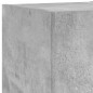 vidaXL 5-tlg. TV-Wohnwand mit LED-Leuchten Betongrau vidaXL 5-tlg. TV-Wohnwand mit LED-Leuchten Betongrau