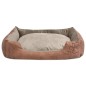 vidaXL Hundebett mit Kissen PU Kunstleder Größe XL Beige vidaXL Hundebett mit Kissen PU Kunstleder Größe XL Beige