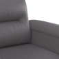 vidaXL 2-tlg. Sofagarnitur mit Kissen Grau Kunstleder vidaXL 2-tlg. Sofagarnitur mit Kissen Grau Kunstleder