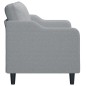 vidaXL 2-Sitzer-Sofa Hellgrau 140 cm Stoff vidaXL 2-Sitzer-Sofa Hellgrau 140 cm Stoff