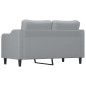 vidaXL 2-Sitzer-Sofa Hellgrau 140 cm Stoff vidaXL 2-Sitzer-Sofa Hellgrau 140 cm Stoff