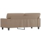 vidaXL 2-Sitzer-Sofa Cappuccino-Braun 140 cm Kunstleder vidaXL 2-Sitzer-Sofa Cappuccino-Braun 140 cm Kunstleder