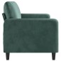 vidaXL 3-Sitzer-Sofa Dunkelgrün 180 cm Samt vidaXL 3-Sitzer-Sofa Dunkelgrün 180 cm Samt