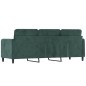 vidaXL 3-Sitzer-Sofa Dunkelgrün 180 cm Samt vidaXL 3-Sitzer-Sofa Dunkelgrün 180 cm Samt