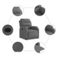 vidaXL Relaxsessel Dunkelgrau Stoff vidaXL Relaxsessel Dunkelgrau Stoff